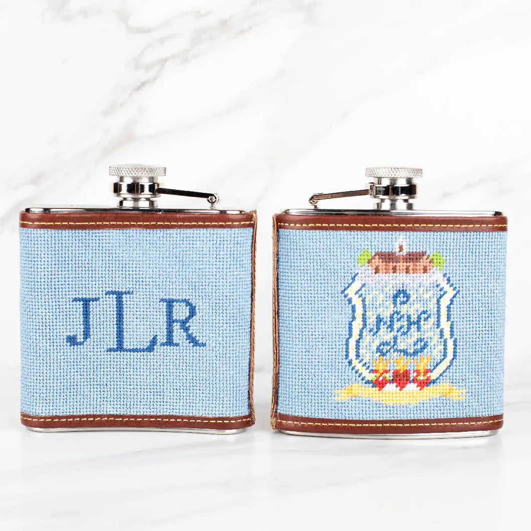 Needlepoint Flasks