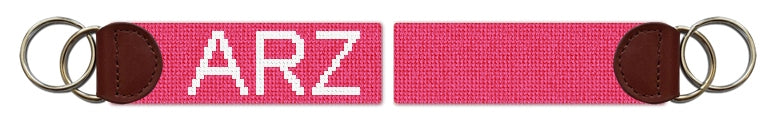 Custom Needlepoint Key Fob