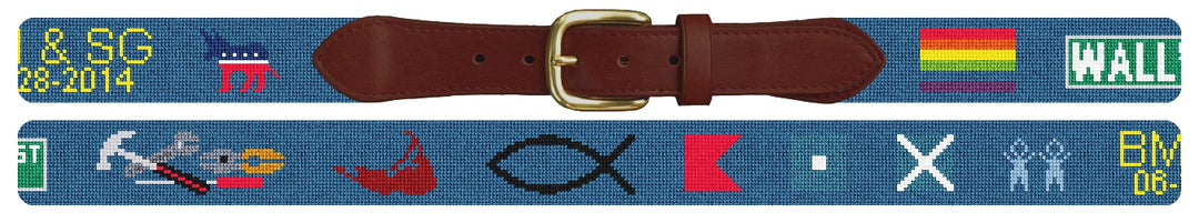 Custom Needlepoint Belt