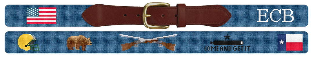 Custom Needlepoint Belt