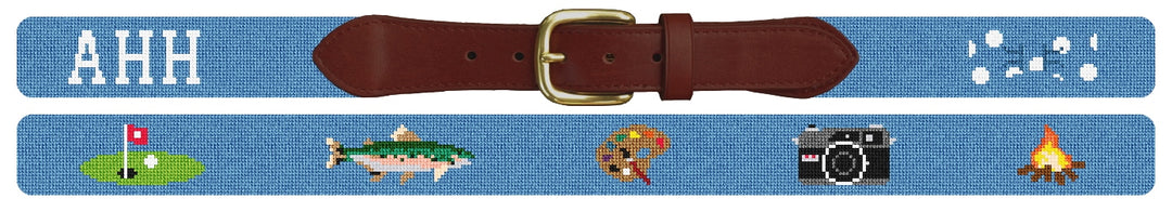 Custom Needlepoint Belt