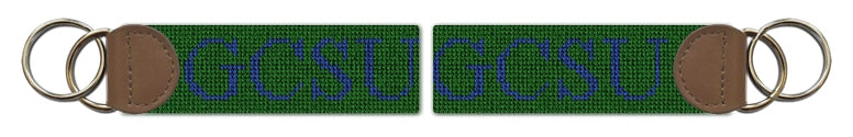 Custom Needlepoint Key Fob