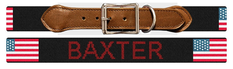 Custom Needlepoint Dog Collar
