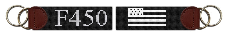 Custom Needlepoint Key Fob