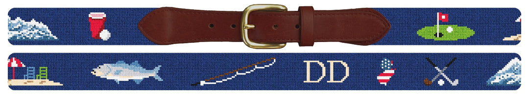 Custom Needlepoint Belt