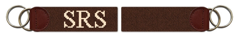 Custom Needlepoint Key Fob