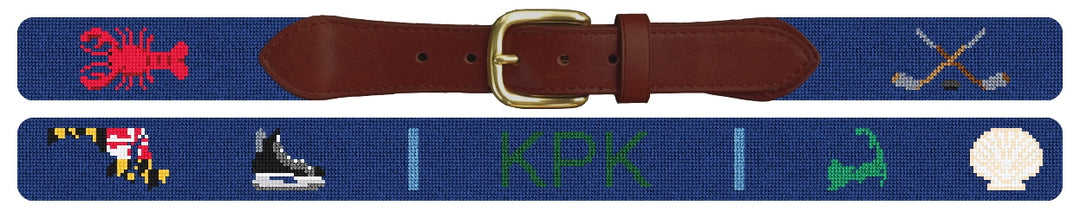 Custom Needlepoint Belt