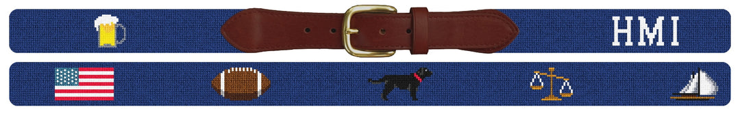 Custom Needlepoint Belt