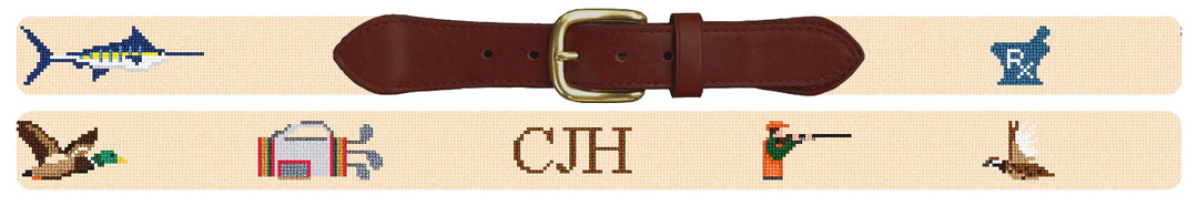 Custom Needlepoint Belt