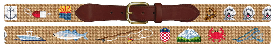 Custom Needlepoint Belt