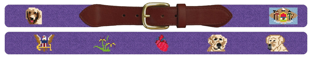 Custom Needlepoint Belt