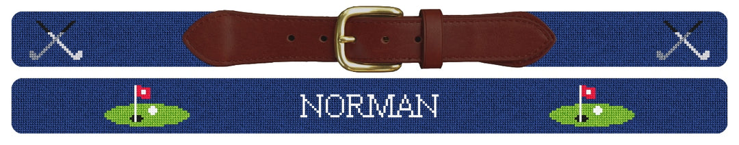 Custom Needlepoint Belt