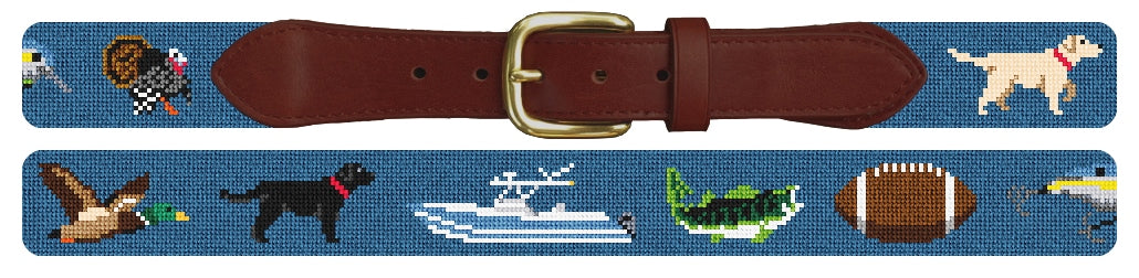 Custom Needlepoint Belt