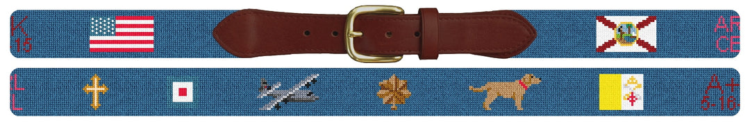 Custom Needlepoint Belt