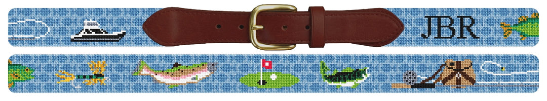Custom Needlepoint Belt
