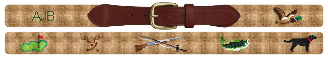 Custom Needlepoint Belt