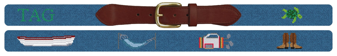 Custom Needlepoint Belt