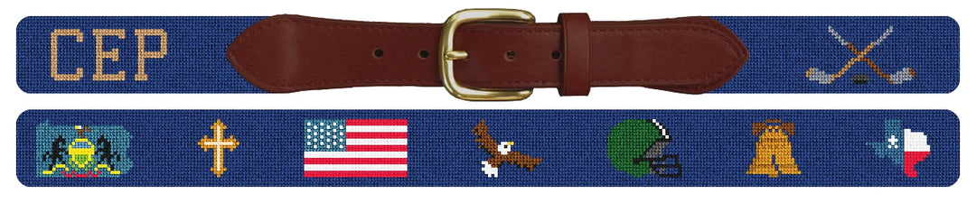 Custom Needlepoint Belt