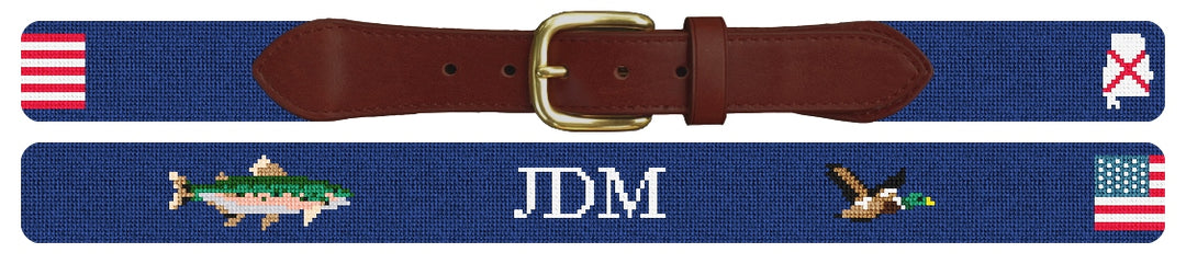 Custom Needlepoint Belt