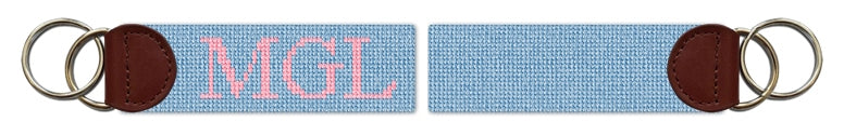 Custom Needlepoint Key Fob