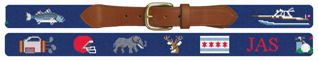 Custom Needlepoint Belt