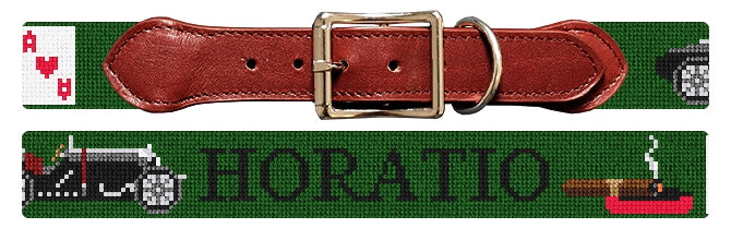 Custom Needlepoint Dog Collar