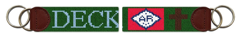 Custom Needlepoint Key Fob