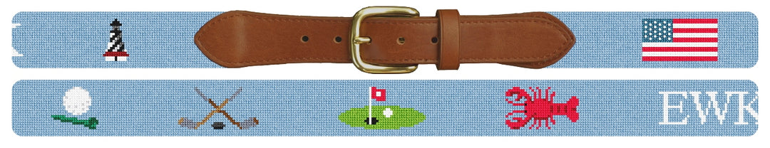 Custom Needlepoint Belt