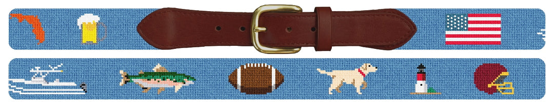 Custom Needlepoint Belt