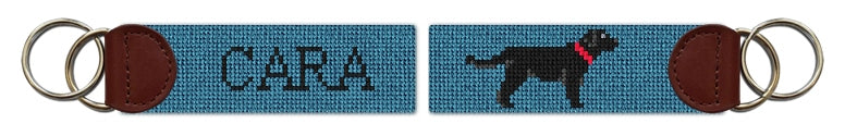 Custom Needlepoint Key Fob