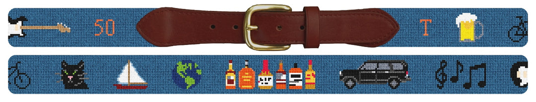 Custom Needlepoint Belt