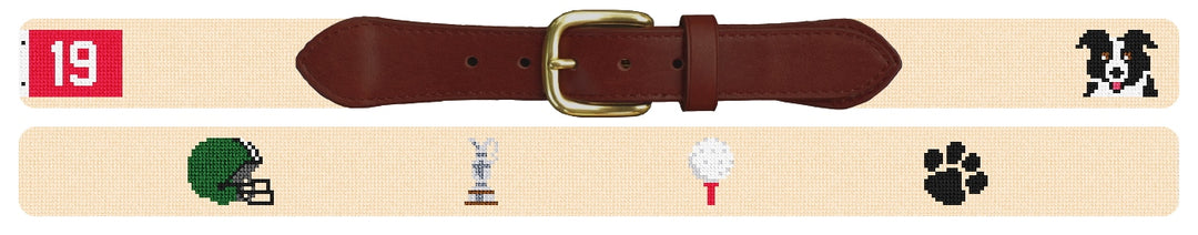 Custom Needlepoint Belt