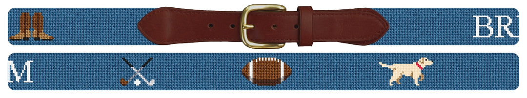 Custom Needlepoint Belt