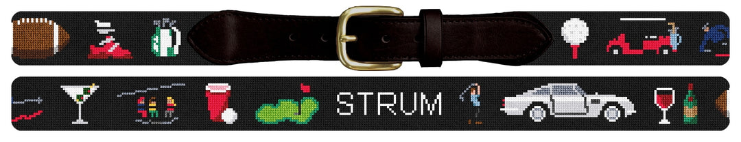 Custom Needlepoint Belt