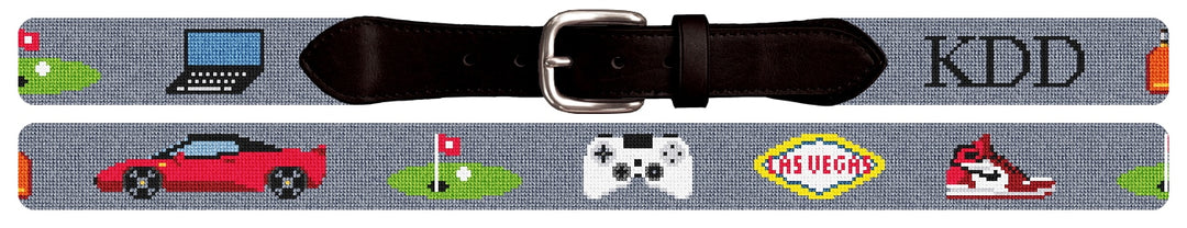 Custom Needlepoint Belt