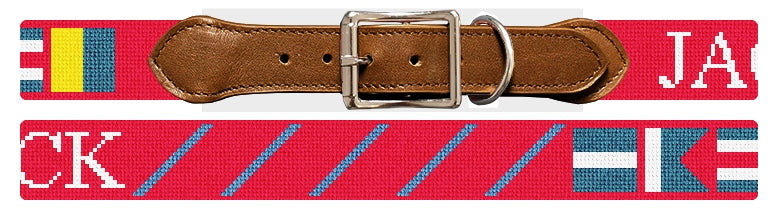 Custom Needlepoint Dog Collar