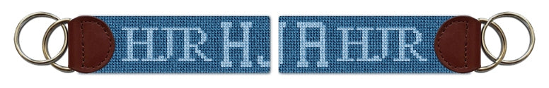 Custom Needlepoint Key Fob