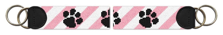 Custom Needlepoint Key Fob