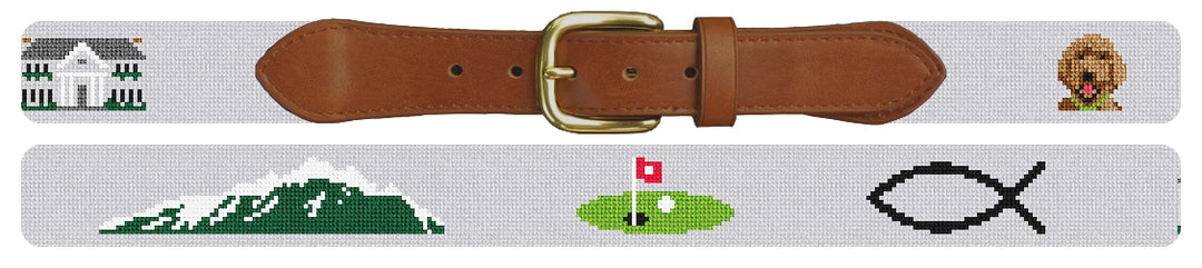 Custom Needlepoint Belt