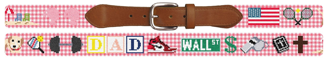 Custom Needlepoint Belt