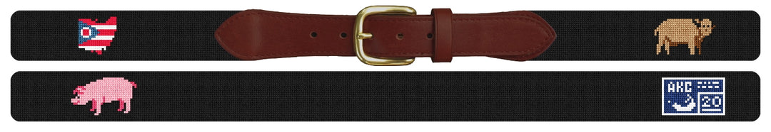 Custom Needlepoint Belt