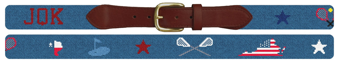 Custom Needlepoint Belt