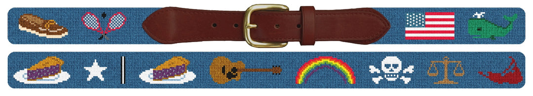 Custom Needlepoint Belt