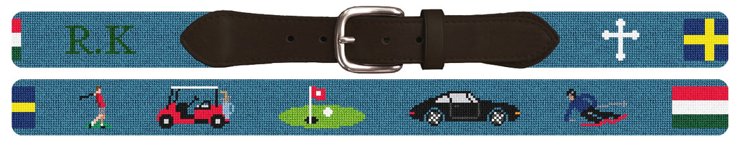 Custom Needlepoint Belt