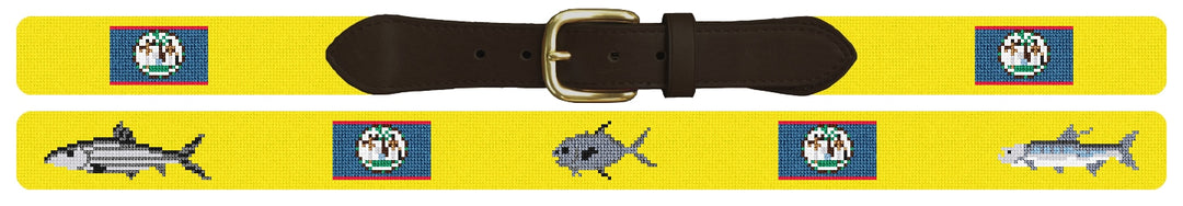 Custom Needlepoint Belt