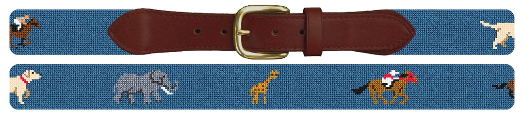 Custom Needlepoint Belt