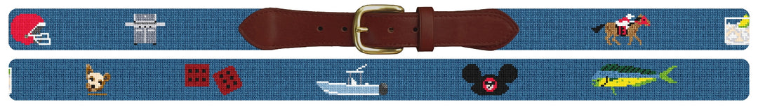 Custom Needlepoint Belt