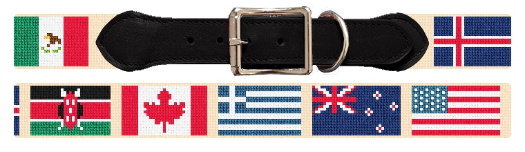 Custom Needlepoint Dog Collar