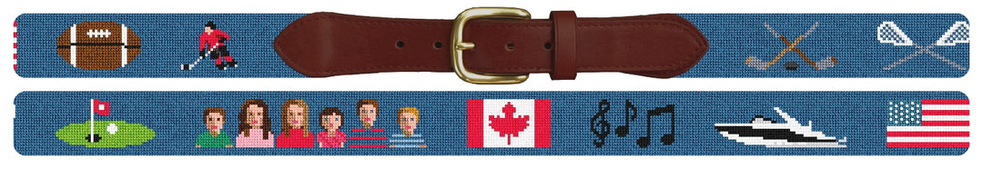 Custom Needlepoint Belt