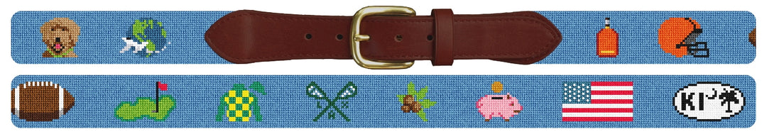 Custom Needlepoint Belt